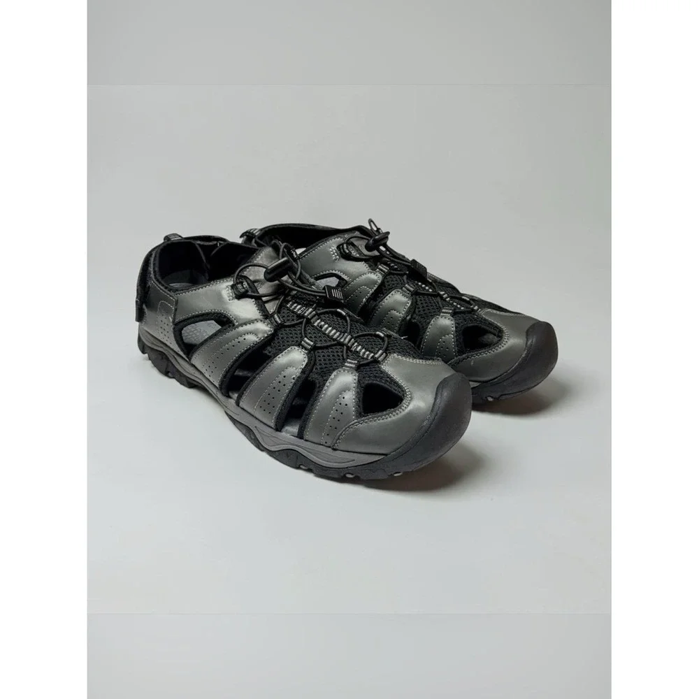 Eddie Bauer Mens Fisherman Sandals Size 12 Coastal Resort Utility Beach Euro Sum